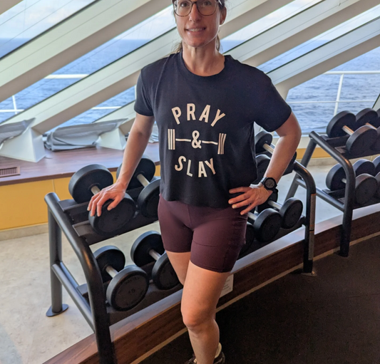 Pray and Slay Crop Top