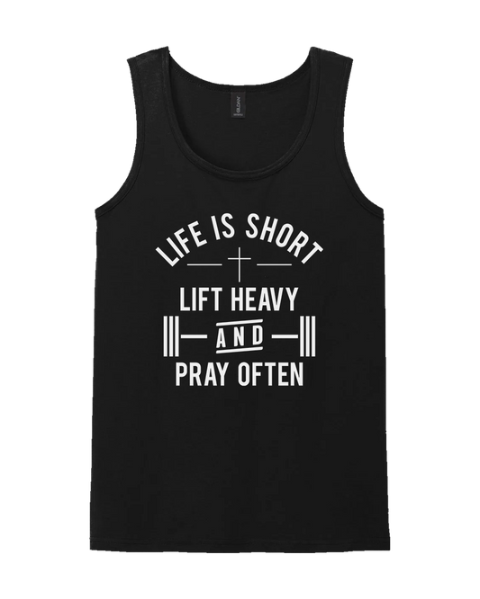 Men's Life Is Short Lift Heavy Tank Top