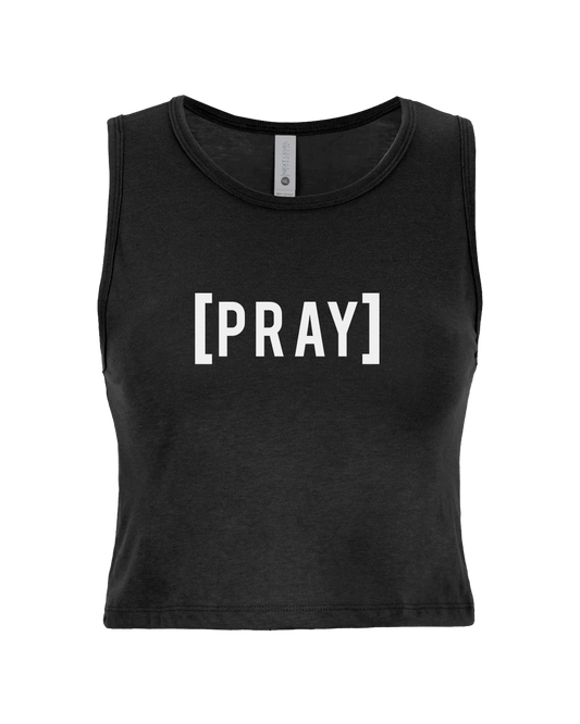 Pray Sleeveless Crop Top