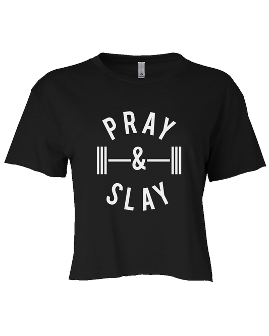 Pray and Slay Crop Top