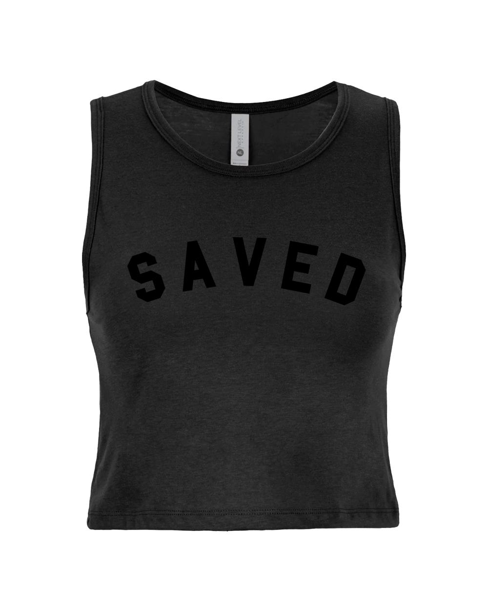 Saved Sleeveless Crop Top