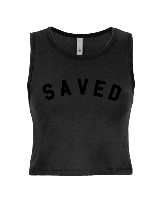 Saved Sleeveless Crop Top