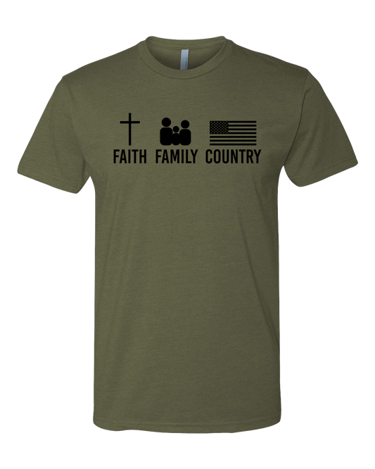 Faith Family Country Shirt