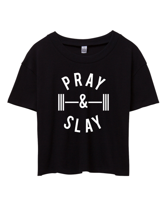 Pray and Slay Crop Top