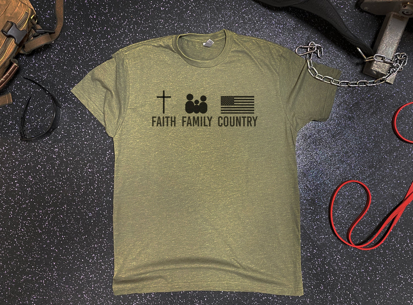 Faith Family Country Shirt